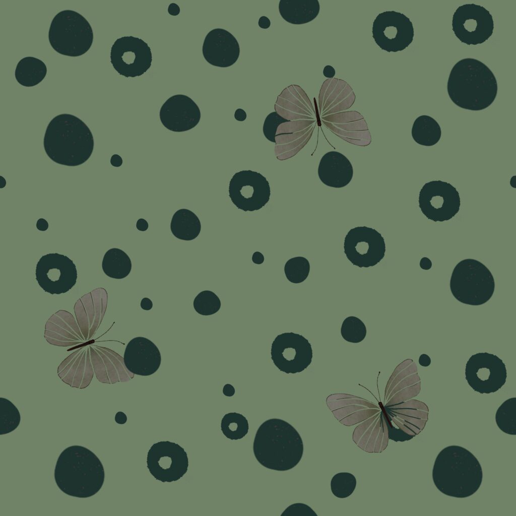 midnight meadow butterfly greens cw01