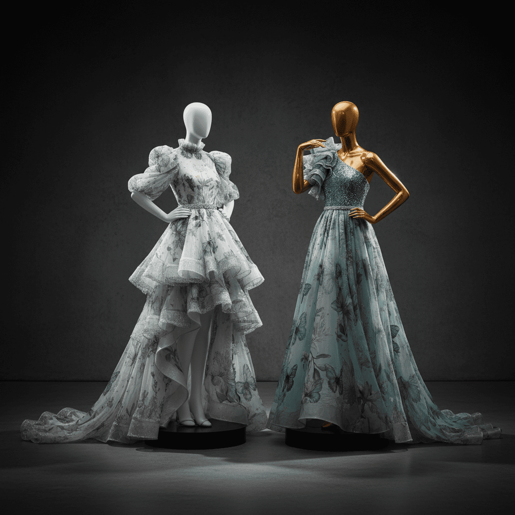 2 mannequins