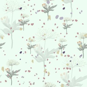 Collections dandelion pattern pale sage