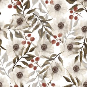 Collections ember blooms cluster leaves cw3