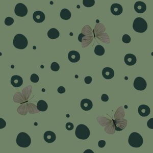 Collections midnight meadow butterfly greens cw01