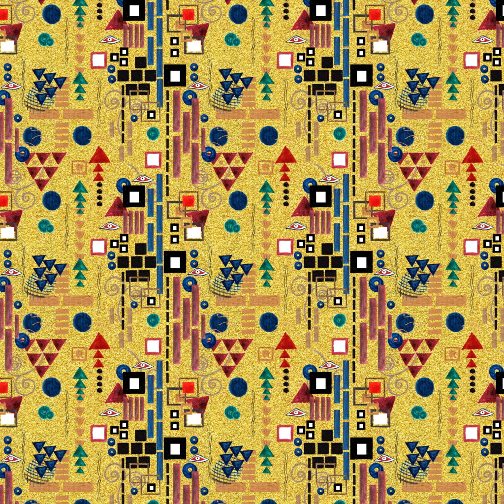 pattern 1 gold background